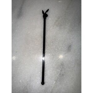 Vintage The Playboy Club black‎ Swizzle stick